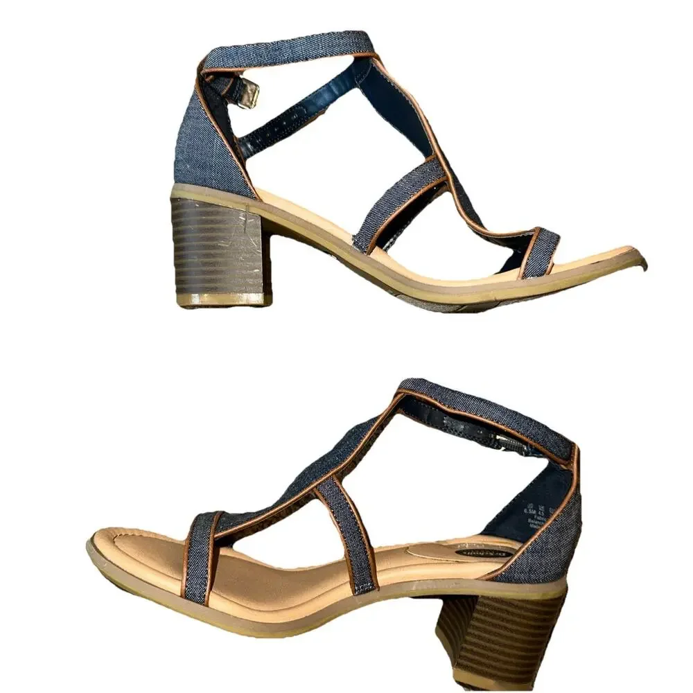 Dr. Scholls’s Denim Strap Heel 6.5 Women’s